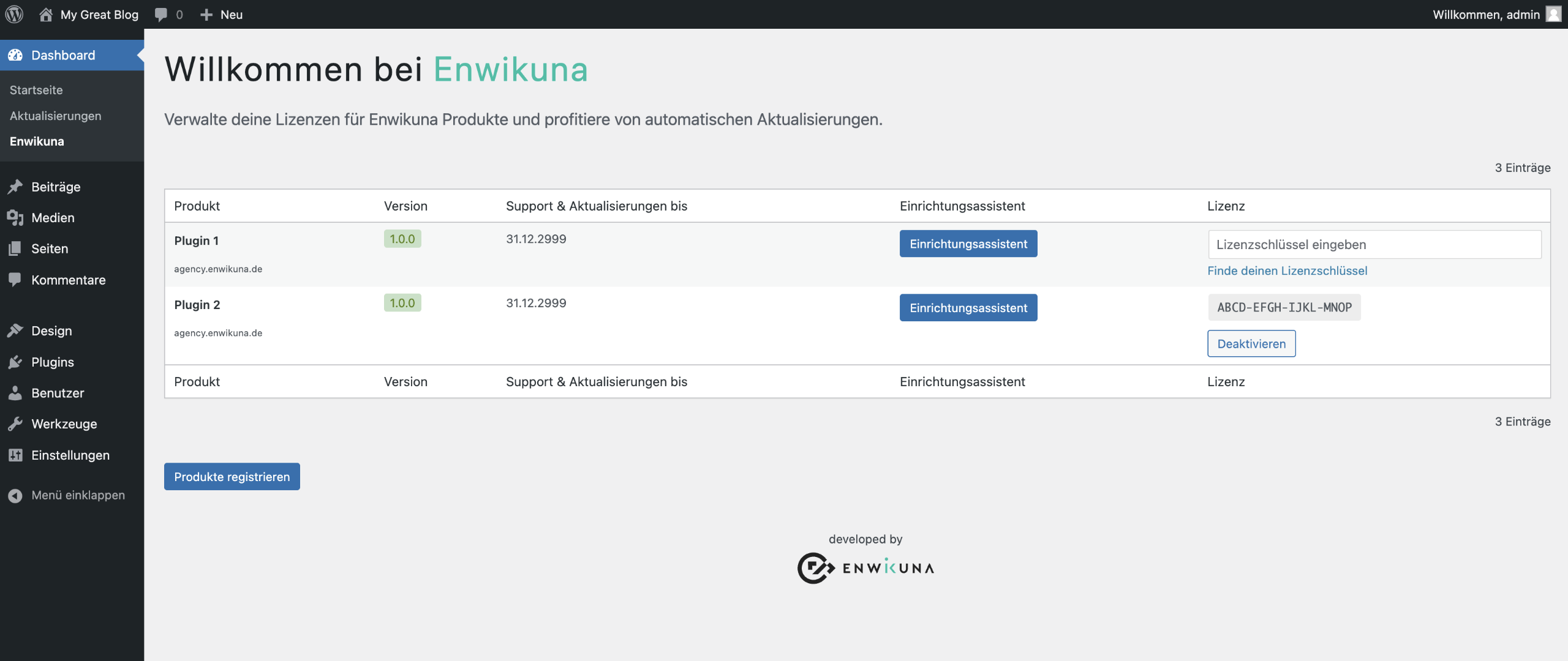 Enwikuna Helper Dashboard