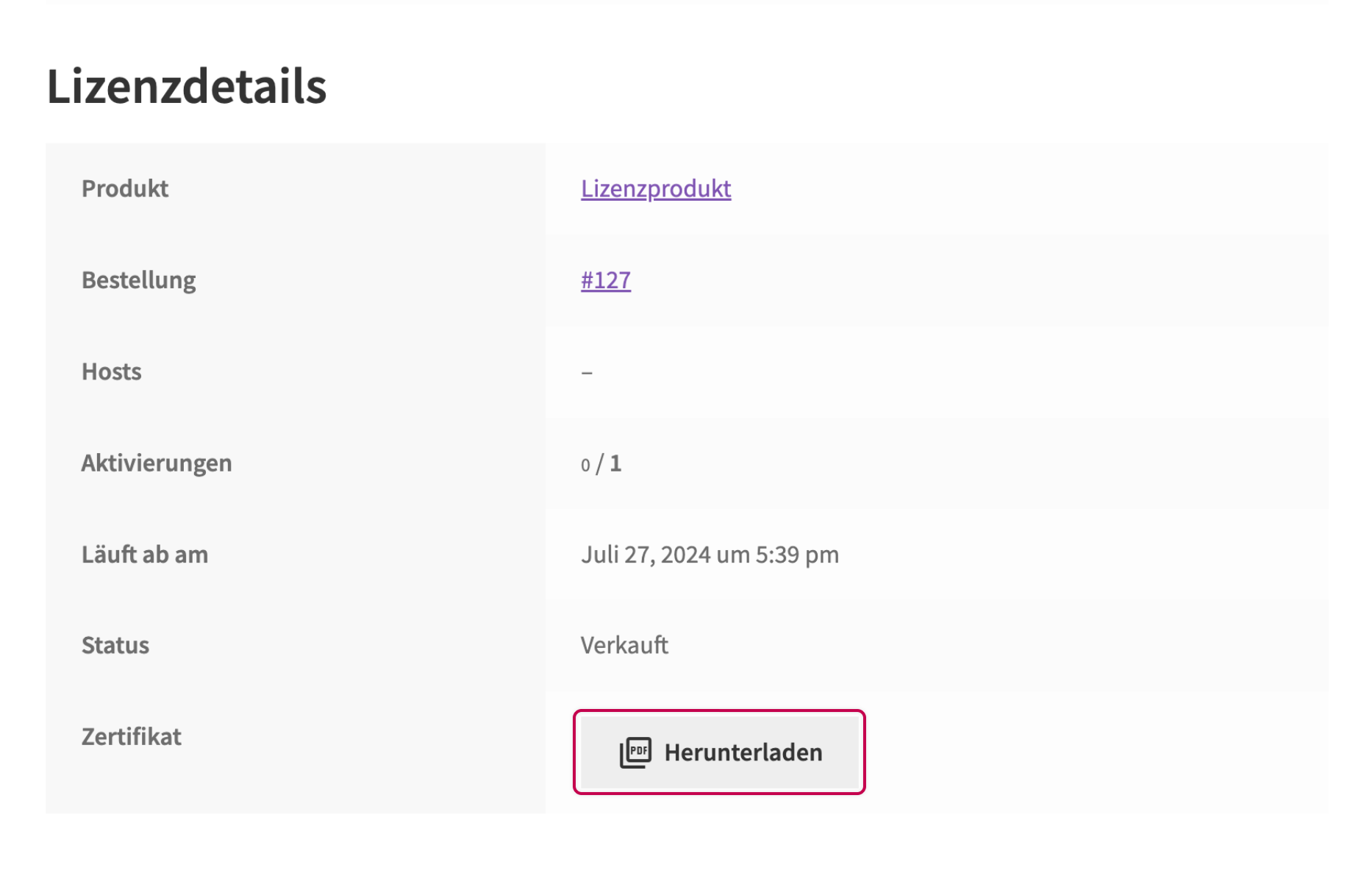 Enwikuna License Manager Zertifikat herunterladen