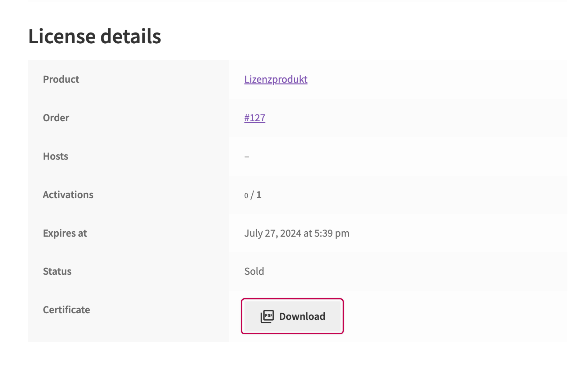 Enwikuna License Manager download certificate