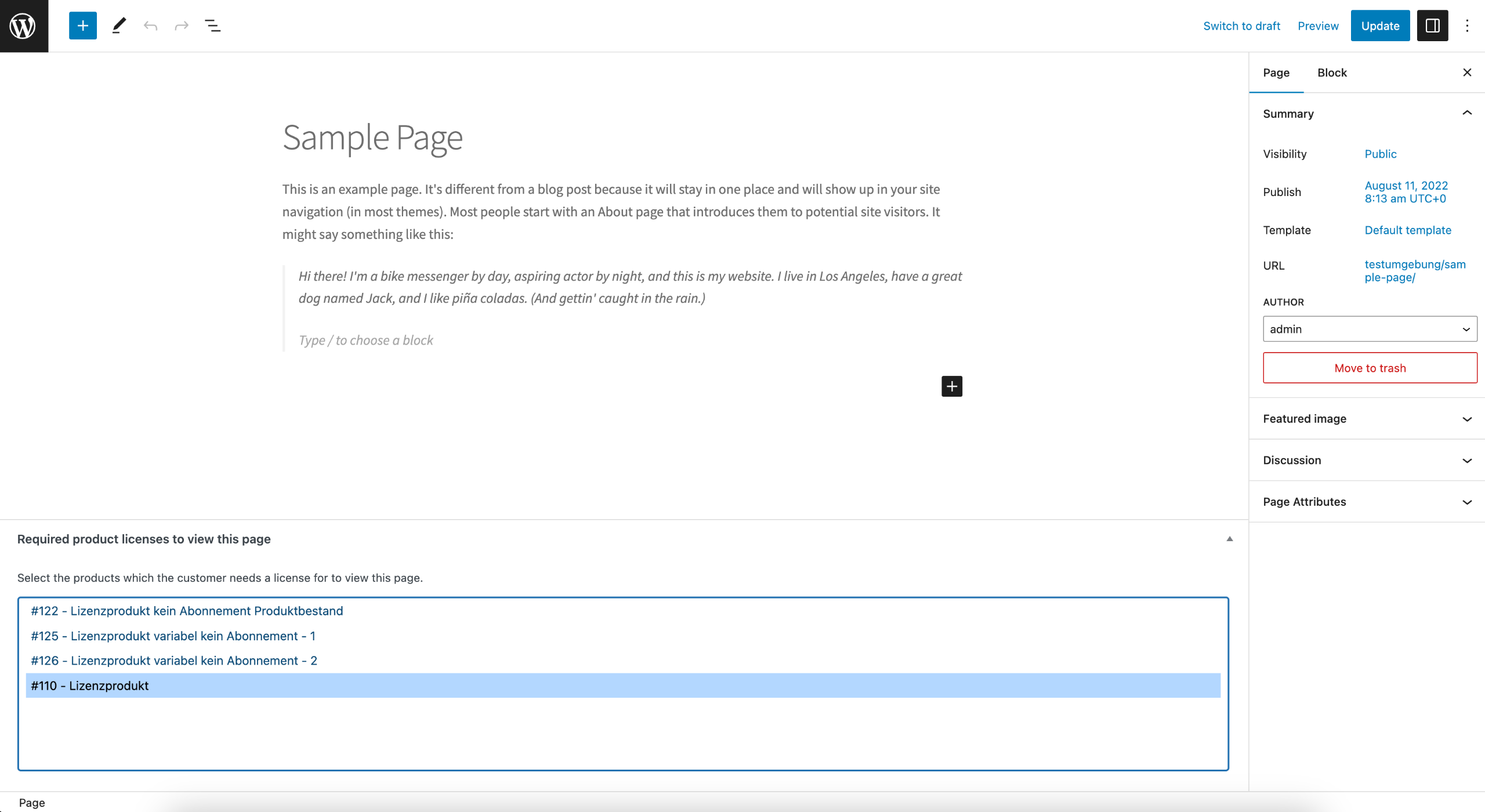 Enwikuna License Manager protect page